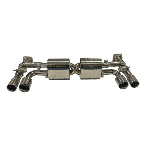 Porsche 911 991.1 Turbo Valvetronic Exhaust with Mini Cat - Top Gear