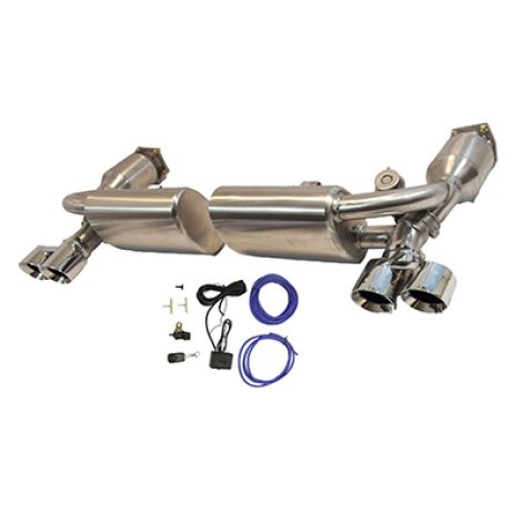 Porsche 911 997.1 Turbo Valvetronic Exhaust with Tailpipes - Top Gear