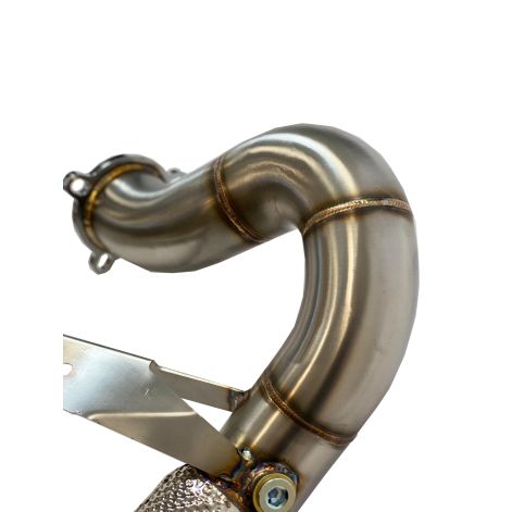 Porsche Macan 3.0/3.6T Decat Exhaust Downpipes With Thermal Heat Shield - Top Gear
