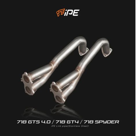 Porsche 982 | 718 Spyder | 718 Cayman GT4 2020 - Current Front Pipe Non-OPF Version - IPE Exhaust