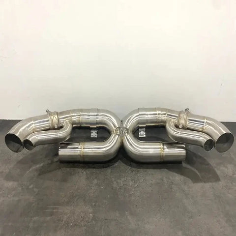 Porsche 992 Turbo / S - X Pipe Exhaust System - Brooke Race Exhausts