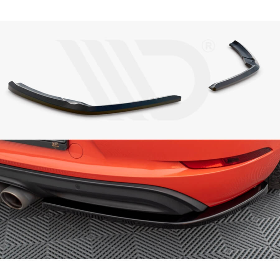 Porsche Cayman 718 Rear Side Splitters - Maxton Design – Genome Porsche