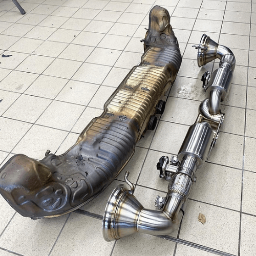 Porsche 911 (991.2) GT3RS GPF Model Exhaust System - Brooke Race Exhausts