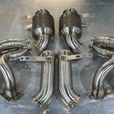 Porsche 911 (991) GT3RS - Decat | Sports Cat Manifolds - Brooke Race Exhausts