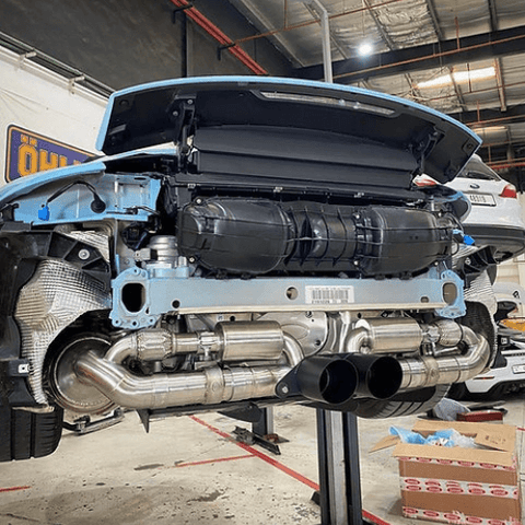 Porsche 991 Speedster Exhaust System - Brooke Race Exhausts