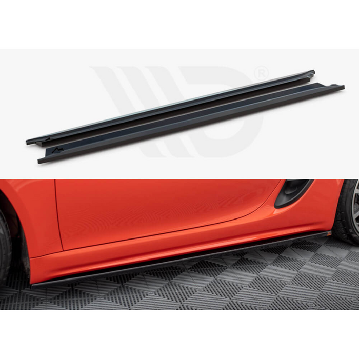 Porsche 718 Cayman Side Skirts Diffuser Body Kit - Maxton Design