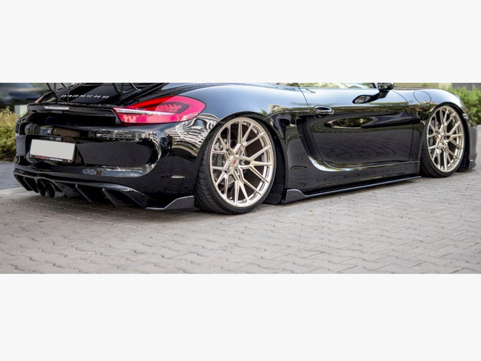 Porsche Cayman MK2 981C (2013-) Rear Side Splitters - Maxton Design