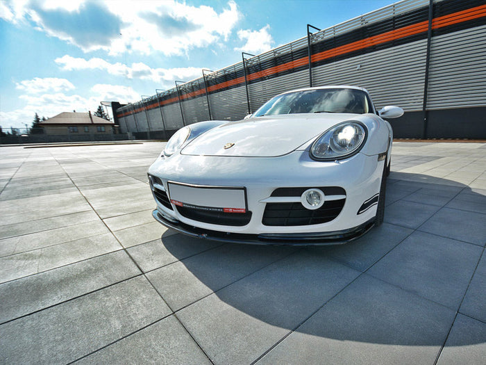 Porsche Cayman S 987C (2006-09) Front Splitter V.2 - Maxton Design