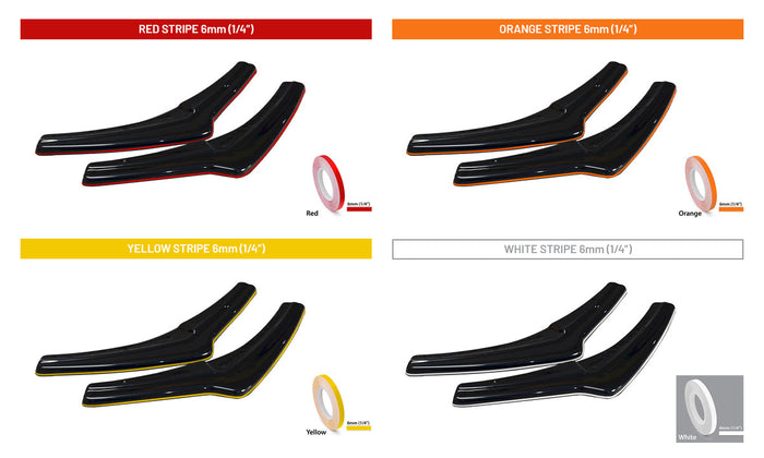 Porsche Cayman S 987C (2006-09) Rear Side Splitters - Maxton Design