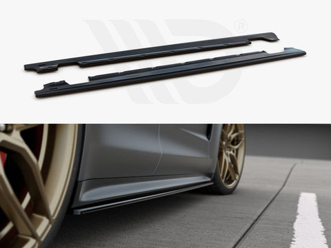 Porsche Panamera GTS 971 (2019-) Side Skirts Diffusers - Maxton Design