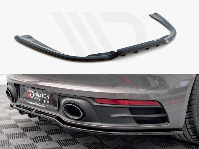 Porsche 911 Carrera 4S 992 (2019-) Central Rear Splitter - Maxton Design