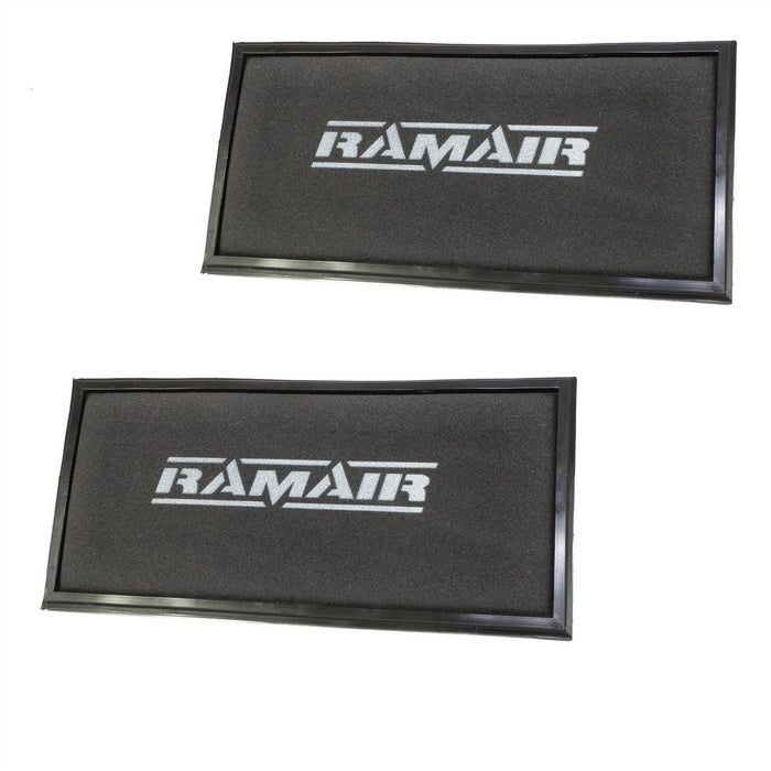 RPF-1718-2 - 2x VW Porsche Land Rover Replacement Foam Air Filter - RAMAIR