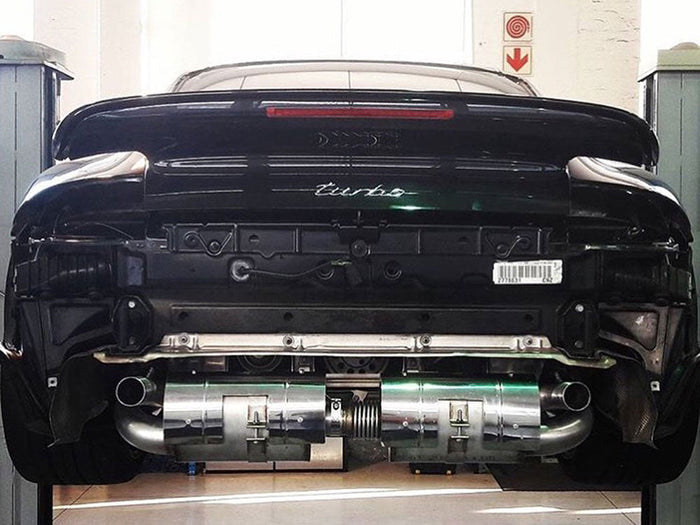 Porsche 911 Turbo (997 Gen. 1) Sport Exhaust with Race Catalysts (2006-09) - QuickSilver Exhausts