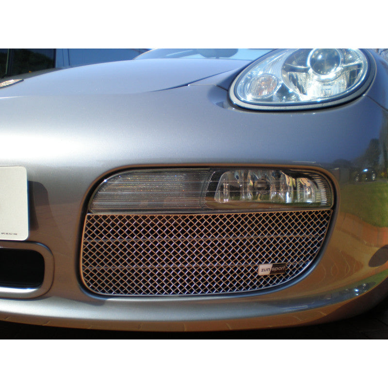 Zunsport Stainless Steel Outer Grille Set For Porsche Boxster 987.1 (2005-2008) - Black Finish