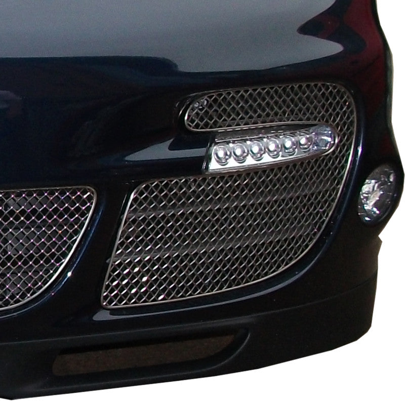 ZUNSPORT Black Front Outer Grille Set For PORSCHE CARRERA 997 GT2 2007-12 ZPR
